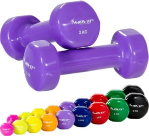 Movit 2er Set Vinyl Hanteln Aerobic