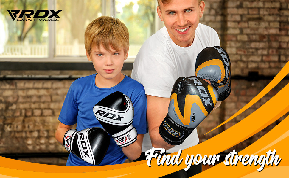 RDX Kinder Boxhandschuhe Muay Thai Kickboxen