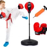 Punchingball höhenverstellbar 81-123,5cm, Kinder Boxset freistehend